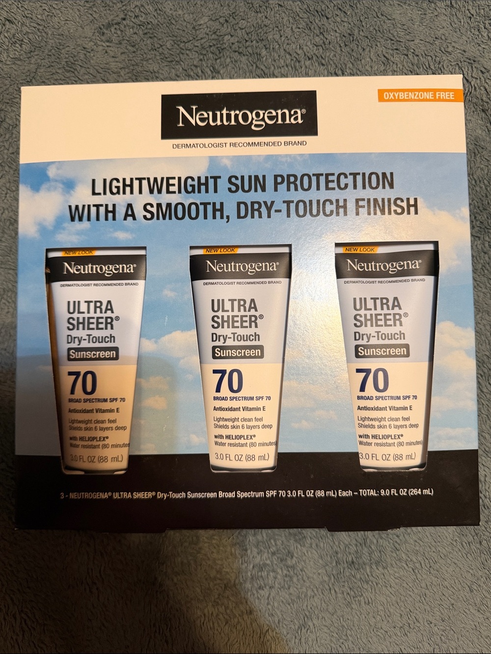 Neutrogena Ultra Sheer Dry-Touch Sunscreen SPF 70 - 3 pack